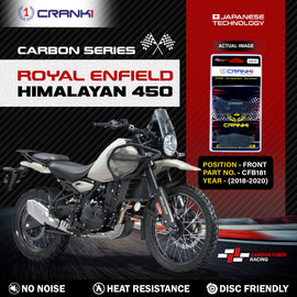 Carbon Brake Pads For Royal Enfield Himalayan 450 (2018-2020) - Front - CFB181 - 1 Set - CRANK1