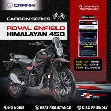 Load image into Gallery viewer, Carbon Brake Pads For Royal Enfield Himalayan 450 (2021-2023) - Front - CFB181 - 1 Set - CRANK1