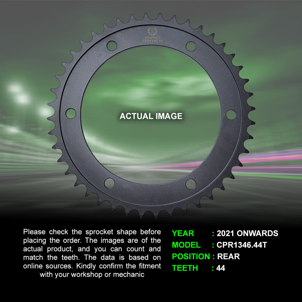 Sprocket For Honda CB1000R (2021 Onwards) - Rear - CPR1346.44T - CRANK1