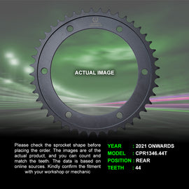 Sprocket For Honda CB1000R (2021 Onwards) - Rear - CPR1346.44T - CRANK1