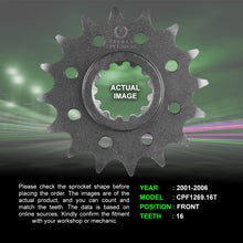 Load image into Gallery viewer, Sprocket For Honda CBR600F4i (2001-2006) - Front - CPF1269.16T - CRANK1