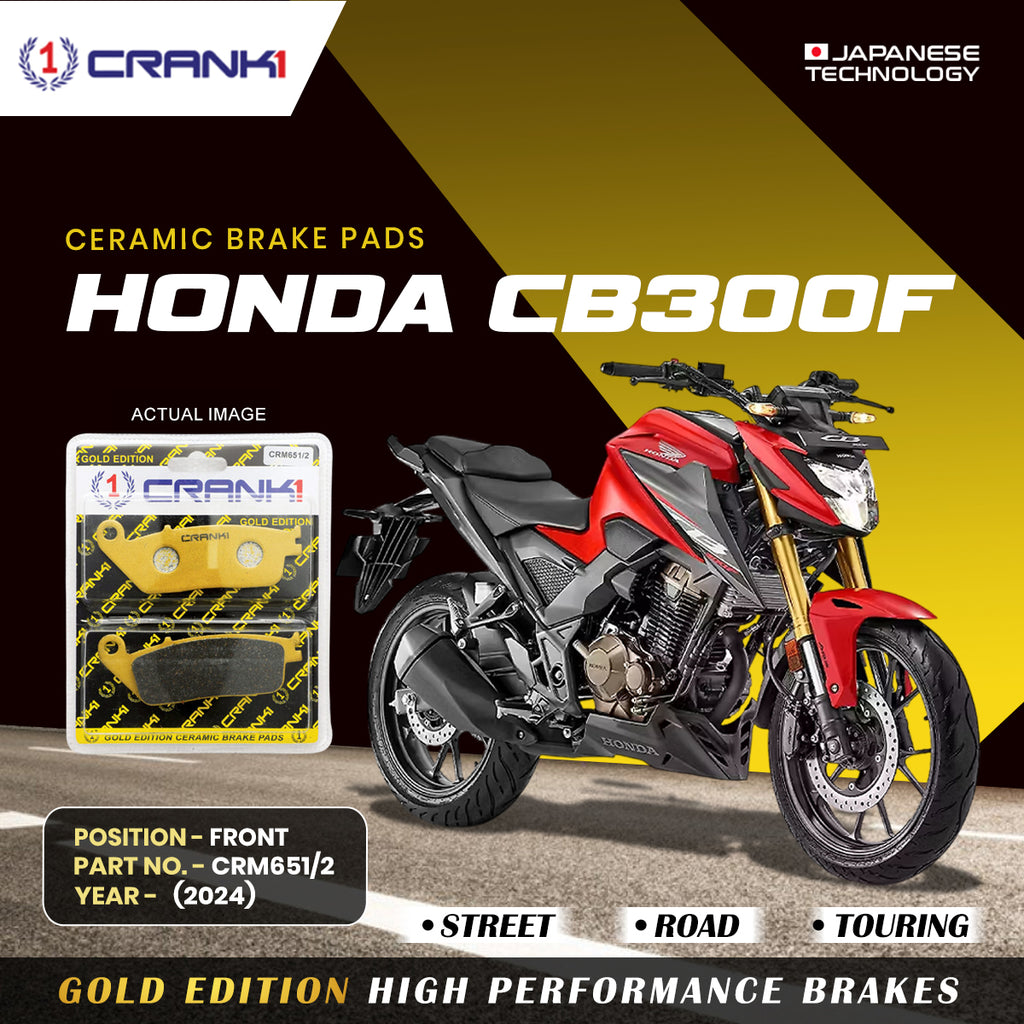 Ceramic Brake Pad For Honda CB300F (2024) - Front - CRM651/2 - 1 Set - Crank1