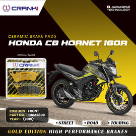 Ceramic Brake Pad For Honda CB Hornet 160R (2019) - Front - CRM2809 - 1 Set - CRANK1