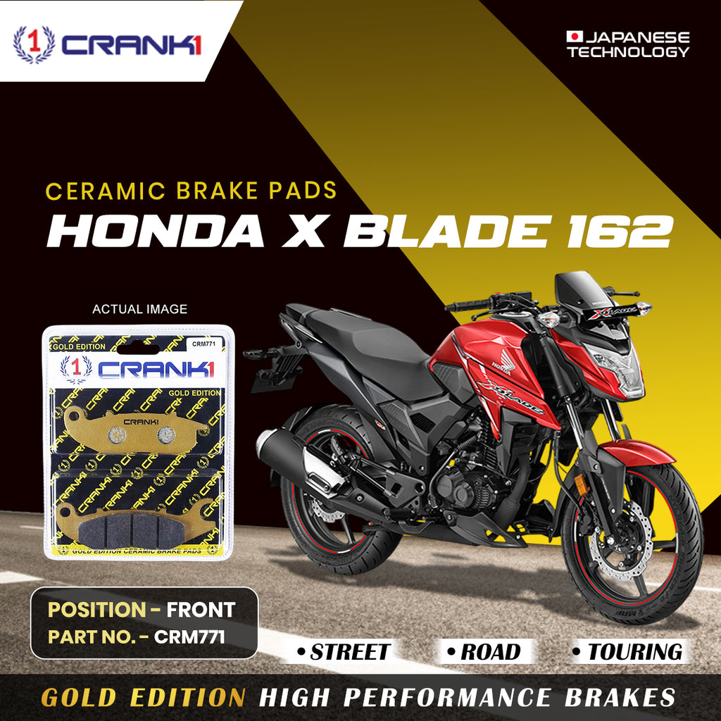Ceramic Brake Pad For Honda X Blade 162 - Front - CRM771 - 1 Set - CRANK1