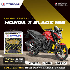 Ceramic Brake Pad For Honda X Blade 162 - Front - CRM771 - 1 Set - CRANK1