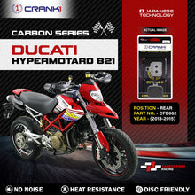 Load image into Gallery viewer, Carbon Brake Pads For Ducati Hypermotard 821 (2013-2015) - Rear - CFB662 - 1 Set - CRANK1