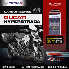 Carbon Brake Pads For Ducati Hyperstrada (2013-2015) - Front - CFB036 - 2 Sets - CRANK1