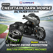Load image into Gallery viewer, Oil Filter For Indian Cheiftain Dark Horse (2014-2019) - CPO175 - CRANK1