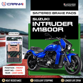 Sintered Brake Pads For Suzuki Intruder M1800R (2007-2018) - Front - CB973 - 2 Sets - CRANK1