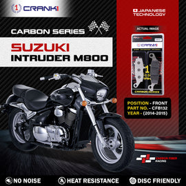Carbon Brake Pads For Suzuki Intruder M800 (2014-2015) - Front - CFB132 - 1 Set - CRANK1