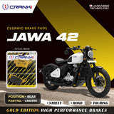Ceramic Brake Pad For Jawa 42 - Rear - CRM359 - 1 Set - CRANK1