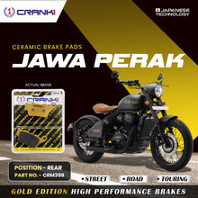 Load image into Gallery viewer, Ceramic Brake Pad For Jawa Perak - Rear - CRM359 - 1 Set - CRANK1