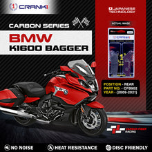 Load image into Gallery viewer, Carbon Brake Pads For BMW K 1600 Bagger (2009-2021) - Rear - CFB902 - 1 Set - CRANK1