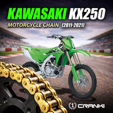 Load image into Gallery viewer, Chain For Kawasaki KX250 (2011-2021) - 520 Pitch x 114 Links Gold (ZVMX) - CRANK1