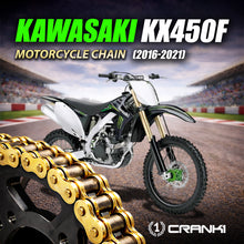 Load image into Gallery viewer, Chain For Kawasaki KX 450F (2016-2021) - 520 Pitch x 114 Links Gold (ZVMX) - CRANK1