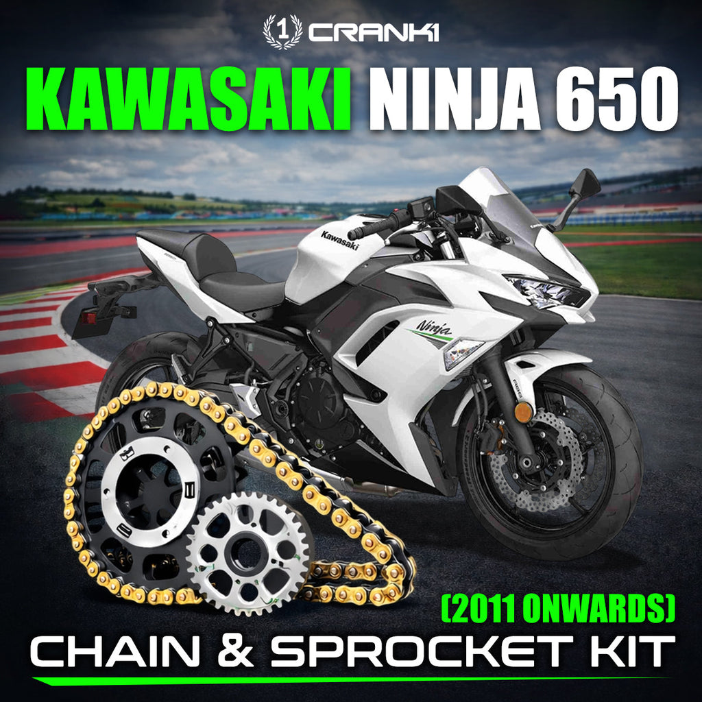 Chain And Sprocket Kit For Kawasaki Ninja 650 (2011 Onwards) - CRANK1