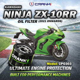 Oil Filter For Kawasaki Ninja ZX-10RR (2021 Onwards) - CPO303 - CRANK1