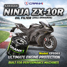 Load image into Gallery viewer, Oil Filter For Kawasaki Ninja ZX-10R (2011 Onwards) - CPO303 - CRANK1
