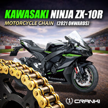 Load image into Gallery viewer, Chain For Kawasaki Ninja ZX-10R (2021 Onwards) - 525 Pitch x 114 Links Gold (ZVMX) - CRANK1