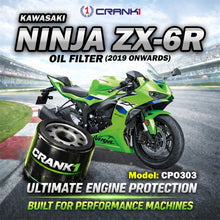 Load image into Gallery viewer, Oil Filter For Kawasaki Ninja ZX-6R (2019 Onwards) - CPO303 - CRANK1