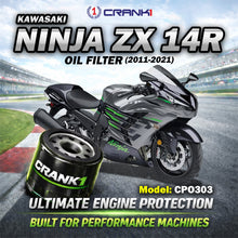 Load image into Gallery viewer, Oil Filter For Kawasaki Ninja ZX-14R (2011-2021) - CPO303 - CRANK1