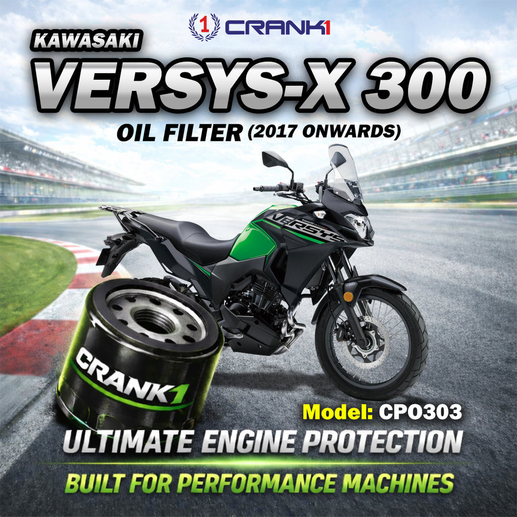 Oil Filter For Kawasaki Versys-X 300 (2017 Onwards) - CPO303 - CRANK1