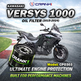 Oil Filter For Kawasaki Versys 1000 (2015-2024) - CPO303 - CRANK1