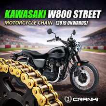 Load image into Gallery viewer, Chain For Kawasaki W800 Street (2019 Onwards) - 520 Pitch x 106 Links Gold (ZVMX) - CRANK1