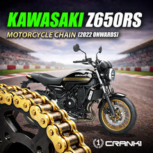Load image into Gallery viewer, Chain For Kawasaki Z650RS (2022 Onwards) - 520 Pitch x 114 Links Gold (ZVMX) - CRANK1