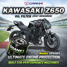 Load image into Gallery viewer, Oil Filter For Kawasaki Z650 (2017 Onwards) - CPO303 - CRANK1