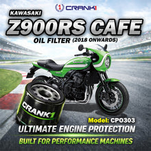 Load image into Gallery viewer, Oil Filter For Kawasaki Z900RS Cafe (2018 Onwards) - CPO303 - CRANK1