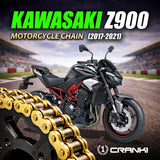 Chain For Kawasaki Z900 (2017-2021) - 525 Pitch x 114 Links Gold (ZVMX) - CRANK1