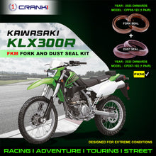 Load image into Gallery viewer, Fork And Dust Seals Kit For Kawasaki KLX300R (2023 Onwards) - CRANK1