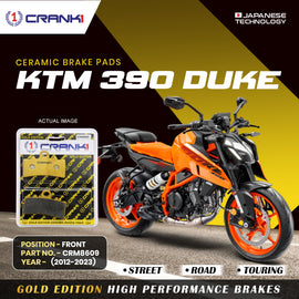 Ceramic Brake Pad For KTM 390 Duke (2012-2023) - Front - CRM8609 - 1 Set - CRANK1
