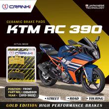 Load image into Gallery viewer, Ceramic Brake Pad For KTM RC 390 (2012-2023) - Front - CRM8609 - 1 Set - CRANK1
