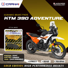 Load image into Gallery viewer, Ceramic Brake Pad For KTM 390 Adventure (2025 Onwards) - Front - CRM859 - 1 Set - CRANK1