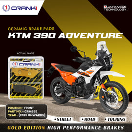 Ceramic Brake Pad For KTM 390 Adventure (2025 Onwards) - Front - CRM859 - 1 Set - CRANK1
