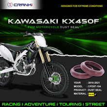 Load image into Gallery viewer, Fork Dust Seals Pair For Kawasaki KX450F (2016-2021) - CPD57-104 - CRANK1