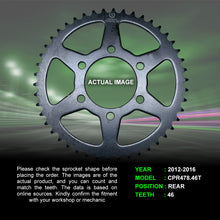 Load image into Gallery viewer, Sprocket For Kawasaki ER-6n (2012-2016) - Rear - CPR478.46T - CRANK1