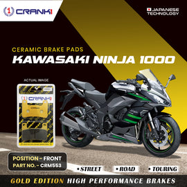 Ceramic Brake Pad For Kawasaki Ninja 1000 - Front - CRM553 - 2 Sets - CRANK1