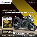 Ceramic Brake Pad For Kawasaki Ninja 1000 - Rear - CRM434 - 1 Set - Crank1