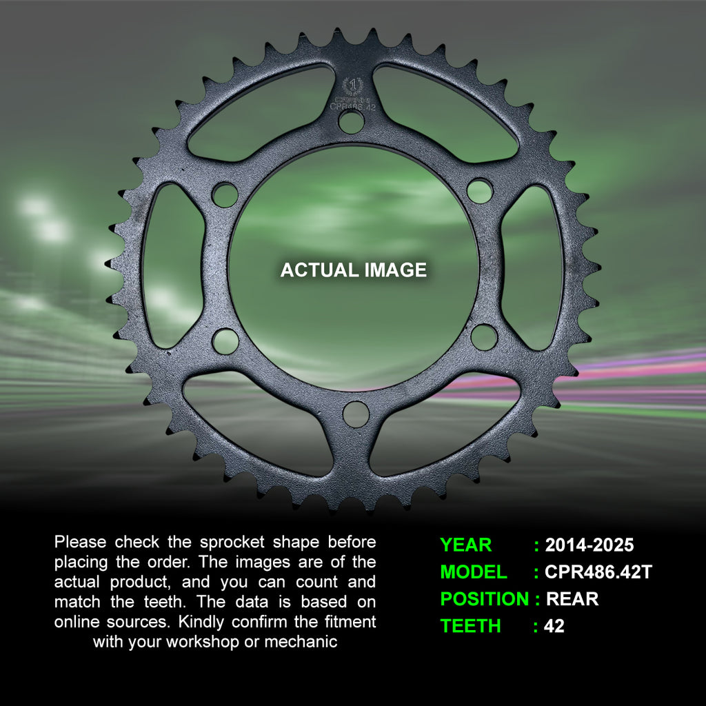 Chain And Sprocket Kit For Kawasaki Ninja 300 (2014-2025) - CRANK1