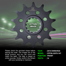 Load image into Gallery viewer, Chain And Sprocket Kit For Kawasaki Ninja 400 (2018 Onwards) - CRANK1