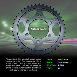 Sprocket For Kawasaki Ninja ZX-10R (2008-2010) - Rear - CPR1489.41T - CRANK1