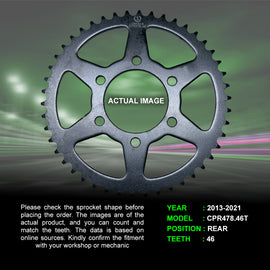 Sprocket For Kawasaki Versys 650 (2013-2021) - Rear - CPR478.46T - CRANK1