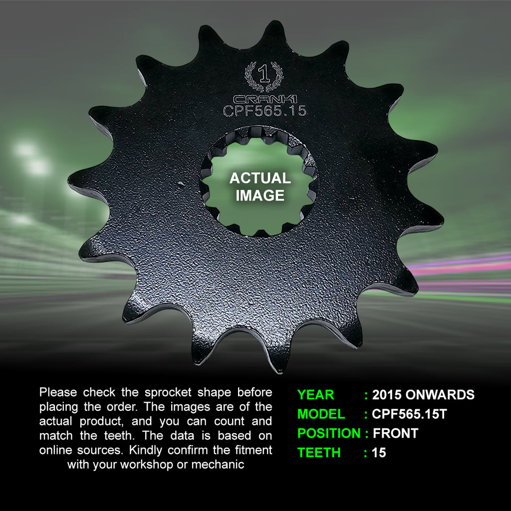 Chain And Sprocket Kit For Kawasaki Vulcan S (2015 Onwards) - CRANK1