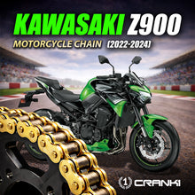Load image into Gallery viewer, Chain For Kawasaki Z900 (2022-2024) - 525 Pitch x 114 Links Gold (ZVMX) - CRANK1