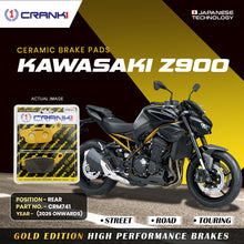 Load image into Gallery viewer, Ceramic Brake Pad For Kawasaki Z900 (2026 Onwards) - Rear - CRM741 - 1 Set - CRANK1