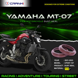 Fork Dust Seals Pair For Yamaha MT-07 (2021-2023) - CPD57-107 - CRANK1