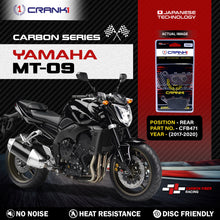 Load image into Gallery viewer, Carbon Brake Pads For Yamaha MT-09 (2017-2020) - Rear - CFB471 - 1 Set - CRANK1